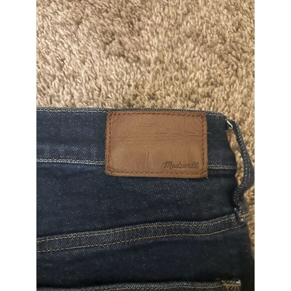 Madewell Women's Mid-Rise Skinny Jeans Blue Size 31 Dark Wash - Picture 5 of 8